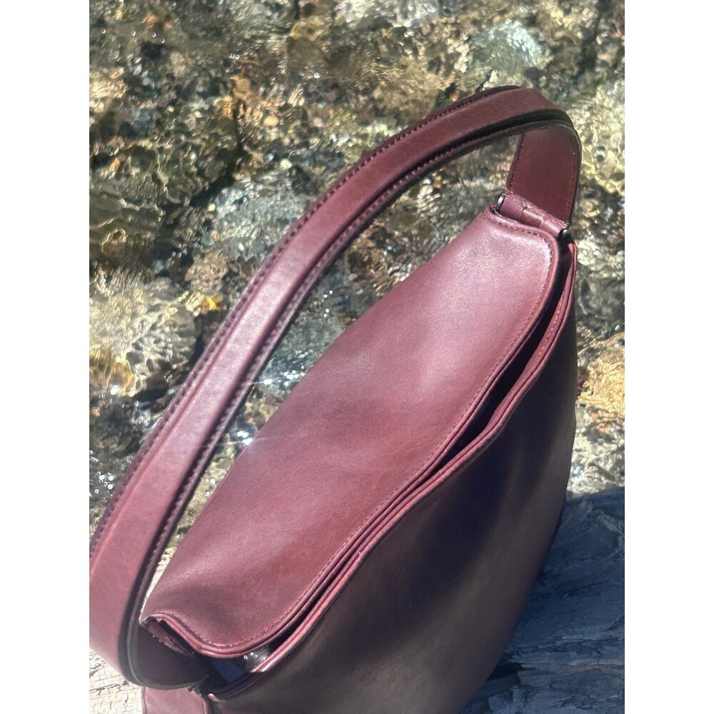 Vintage Coach 9180 Mahogany Leather Shoulder Bag Made in USA - Picture 4 of 12